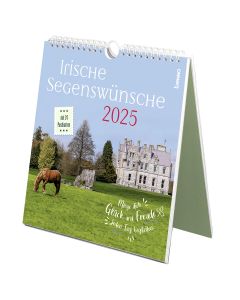 Irische Segenswünsche 2024
Monatskalender mit stabiler Rückwand zum Aufstellen oder Aufhängen geeignet.