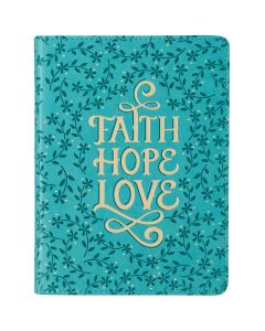 Notizbuch ' Faith Hope Love'