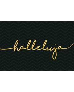 Faltkarte 'Halleluja'
