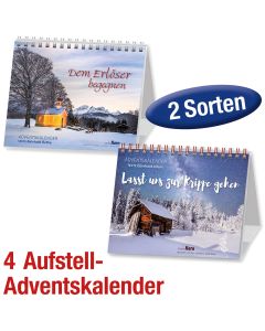 Paket 'Aufstell-Adventskalender' 4 Ex.