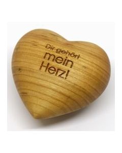 Holzherz 'Dir gehört mein Herz!'