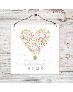 Holzschild klein 'Welcome Home'