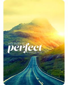 Postkarte 'His way is perfect'