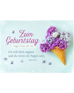 Postkarte 'Zum Geburtstag - Segen'  1EX