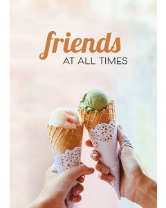 Postkarte 'friends at all times' 1EX
