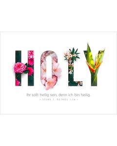 Postkarte 'HOLY' 1EX