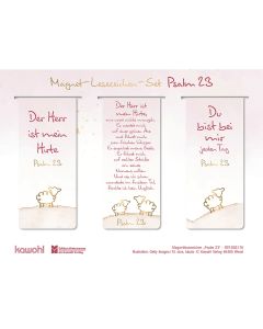 Magnet-Lesezeichen-Set 'Psalm 23'