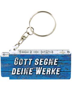 Mini-Zollstock 'Gott segne deine Werke'