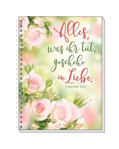 Memo A6 'Alles, was ihr tut, geschehe in Liebe.'