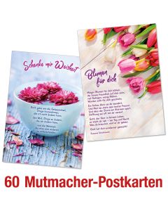 Paket 'Mutmacher-Postkarten' 60 Ex.