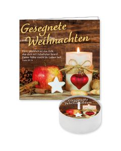 Lichtgruß 'Gesegnete Weihnachten'