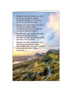 Faltkarte 'Bewahre uns Gott'