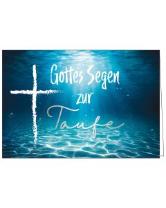 Faltkarte Taufe 'Gottes Segen zur Taufe'