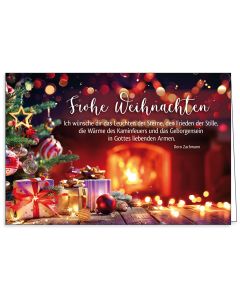 Faltkarte 'Frohe Weihnachten' 1x