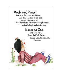 Postkarte 'Mach mal Pause!' 12 Ex.