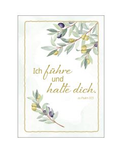 Postkarte 'Ich führe und halte dich.' 12 Ex.