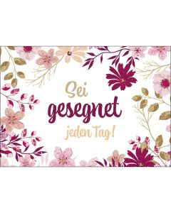 Postkarte 'Sei gesegnet jeden Tag!' 12 Ex.