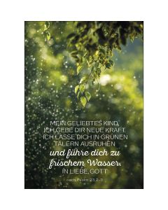 Postkarte 'Mein geliebtes Kind' 12 Ex.