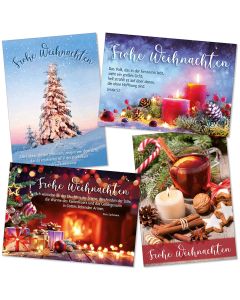 Postkarten-Paket 'Frohe Weihnachten'