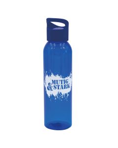 Trinkflasche 'Mutig & Stark', blau