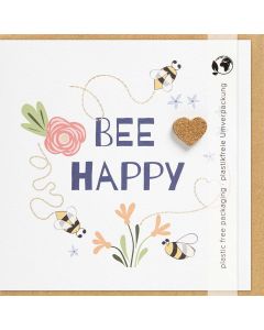 Faltkarte 'Bee Happy'