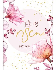 Faltkarte Ostern 'He is risen'