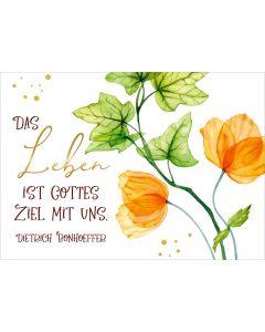 Postkarte Das Leben   10EX