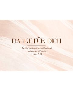 Postkarte 'Danke für dich'