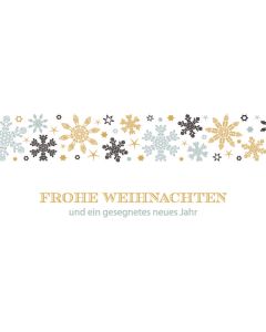 Postkarte 'Frohe Weihnachten und ein gesegnetes neues Jahr'