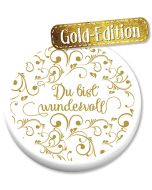 Radiergummi 'Du bist wundervoll - Gold-Edition'